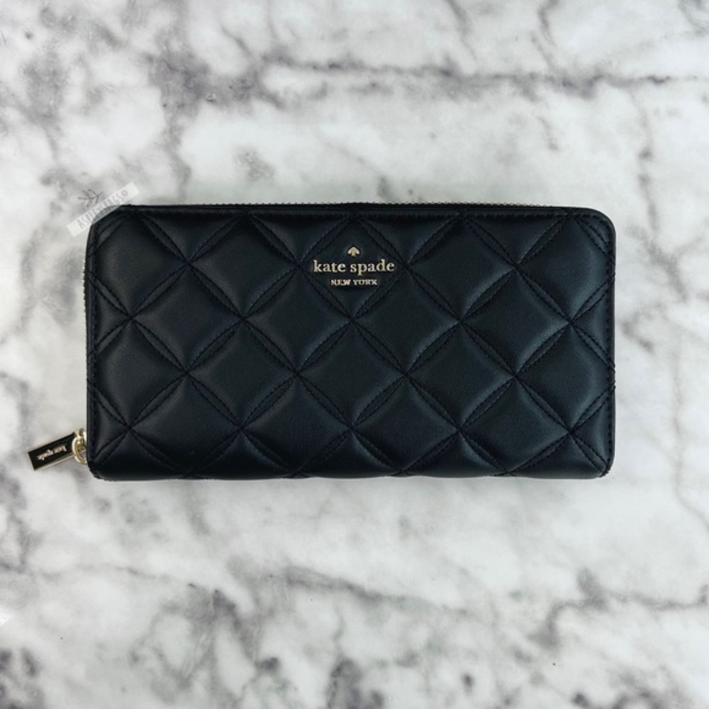 Kate Spade Natalia Quilted Smooth Leather Large Continental Wallet